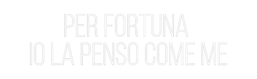 La tua scrittina per fortuna
...