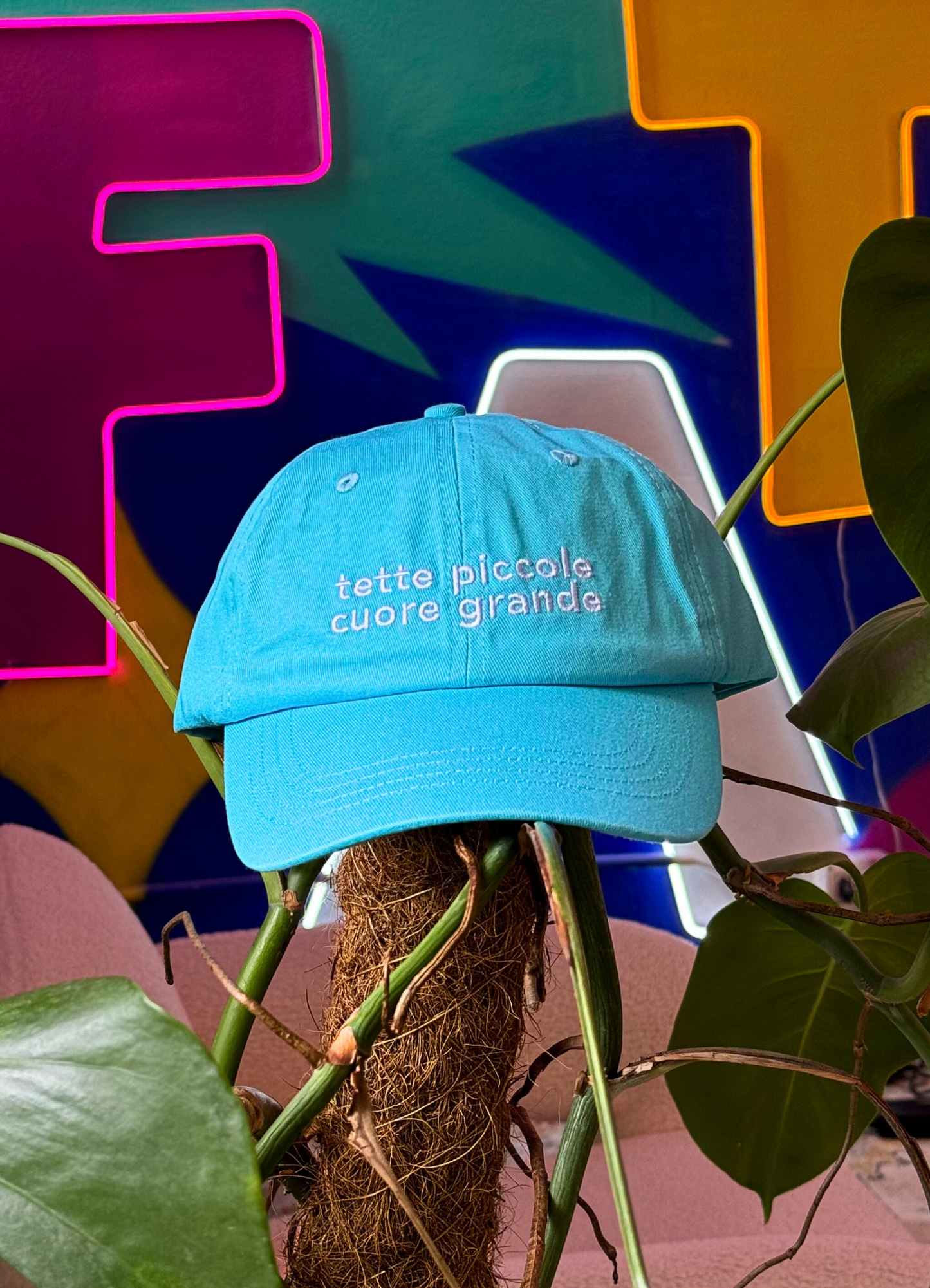 Cappellino "tette piccole cuore grande"