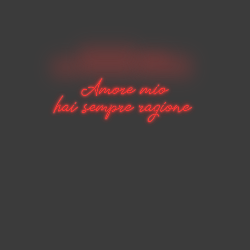 La tua scrittina Amore mio
ha...