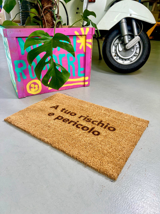 Zerbino "A tuo rischio e pericolo"