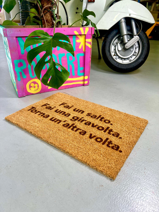 Zerbino "Fai un salto. Fai una giravolta. Torna un'altra volta"