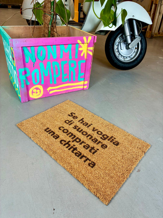 Zerbino "Se hai voglia di suonare comprati una chitarra"