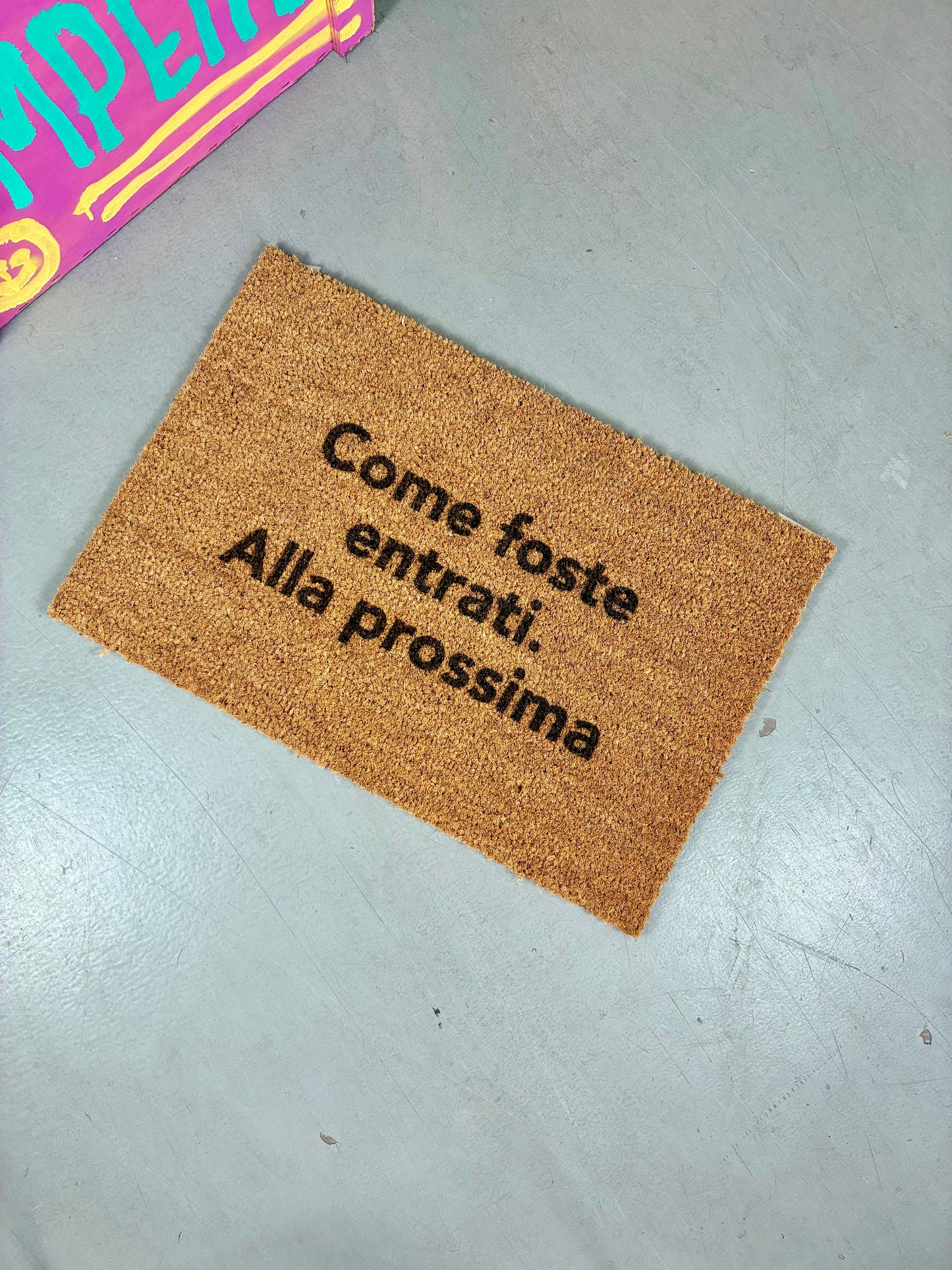 Zerbino "Come foste entrati. Alla prossima"