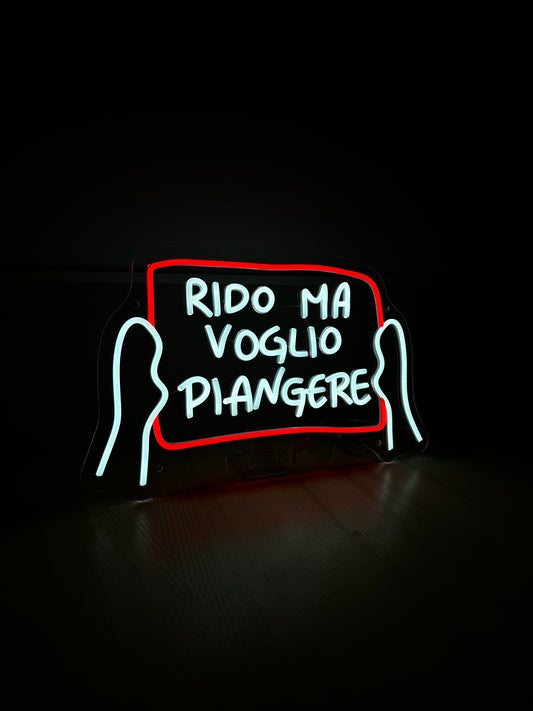 RIDO MA VOGLIO PIANGERE