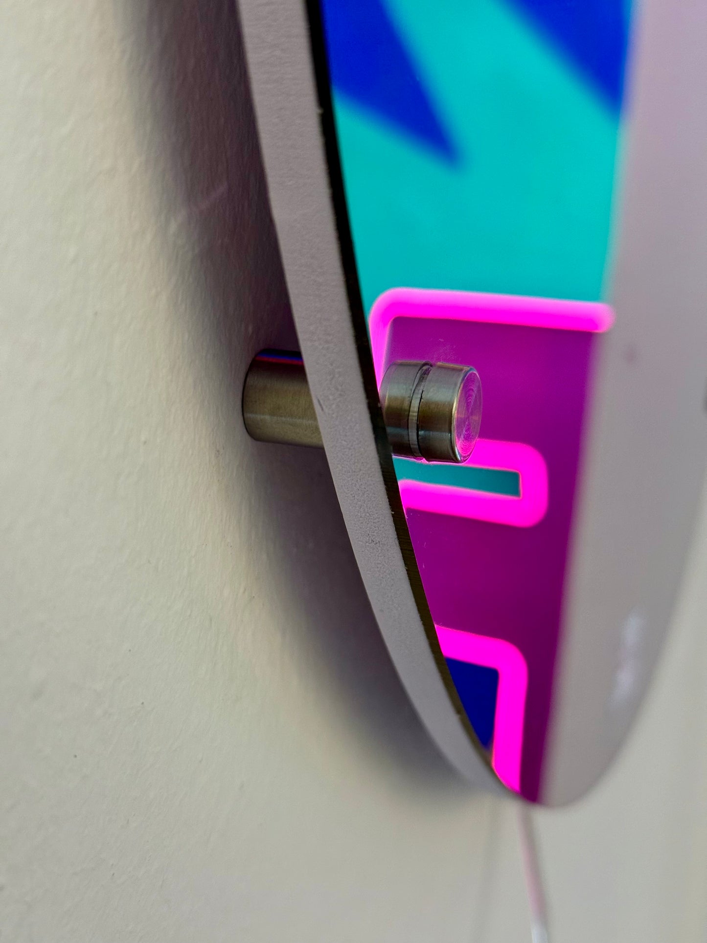 Specchio luminoso "BUONGIORNO UN CAZZO"