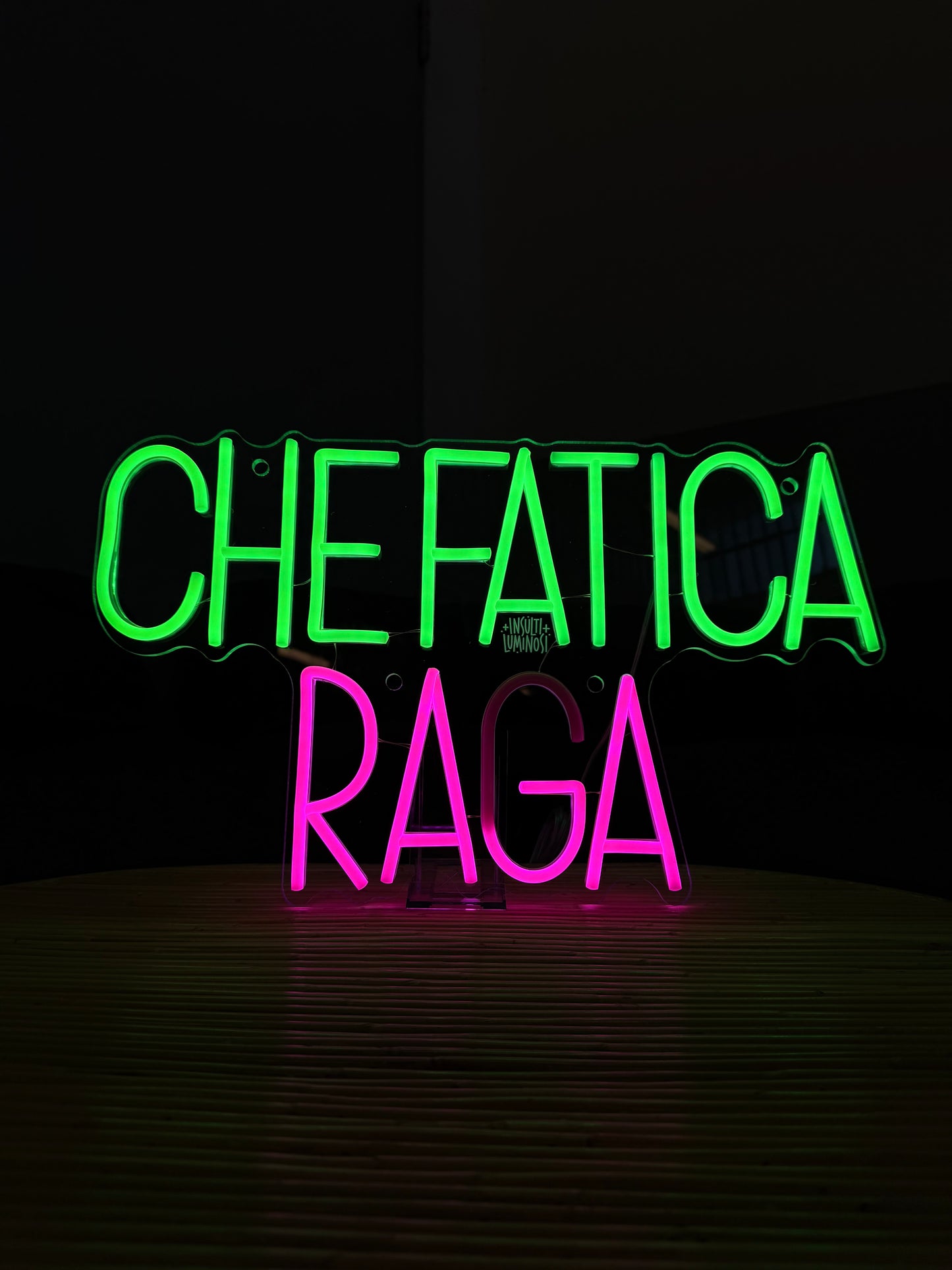 CHE FATICA RAGA (led bruciato)