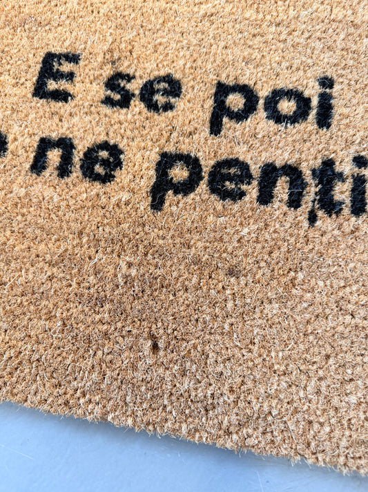 Zerbino "E se poi te ne penti?" (macchiato)
