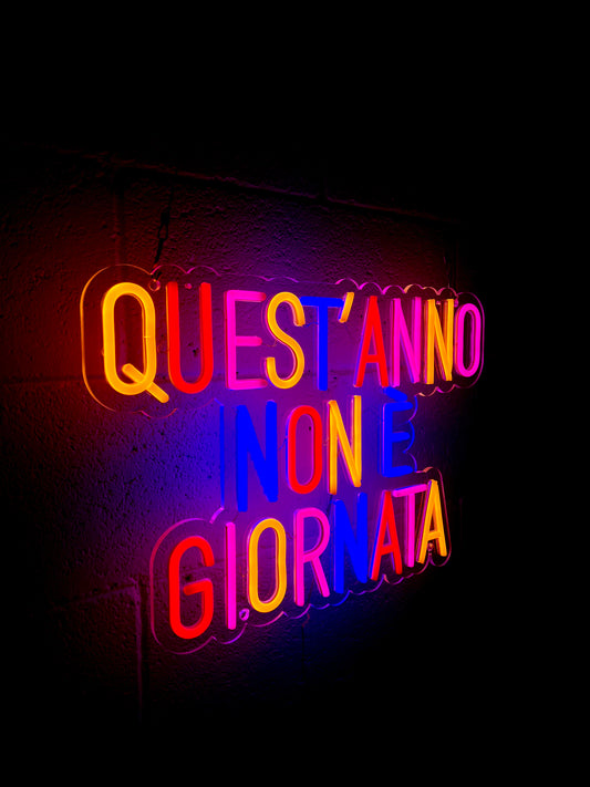 QUEST’ANNO NON È GIORNATA