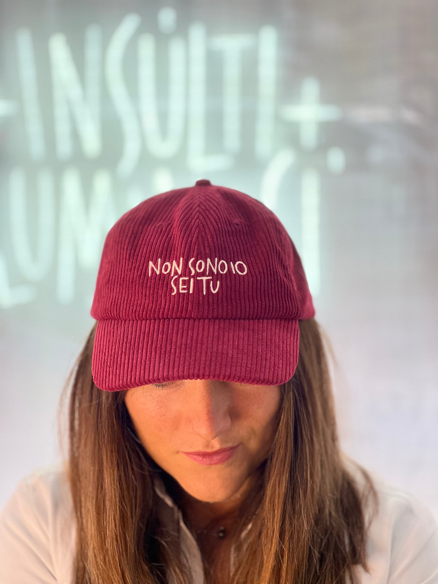 Cappellino "NON SONO IO SEI TU"