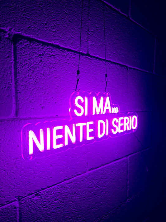 SI MA… NIENTE DI SERIO