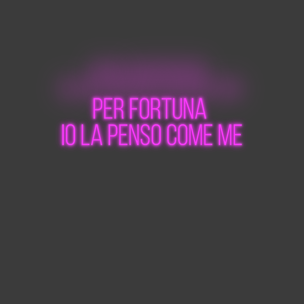 La tua scrittina per fortuna
...