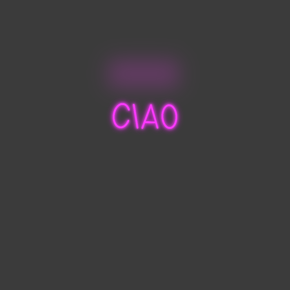 La tua scrittina ciao