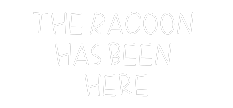 La tua scrittina the Racoon
...