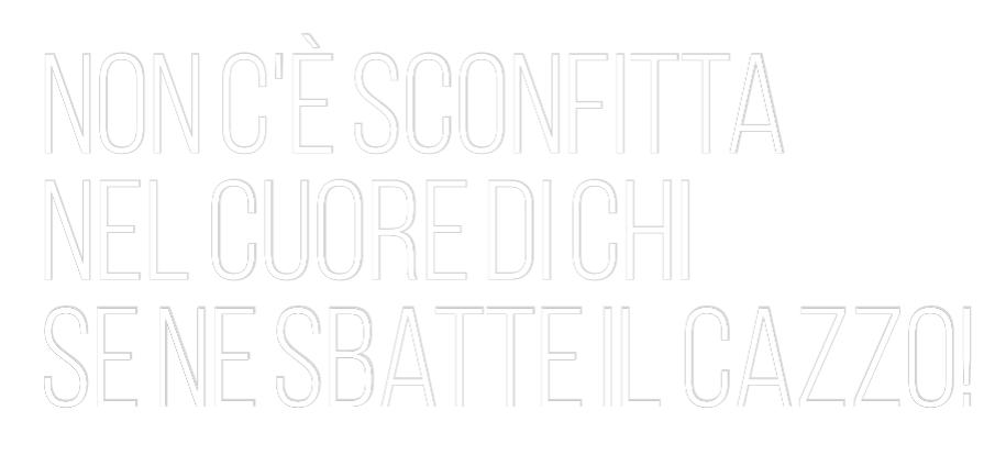 La tua scrittina Non c'è sconf...