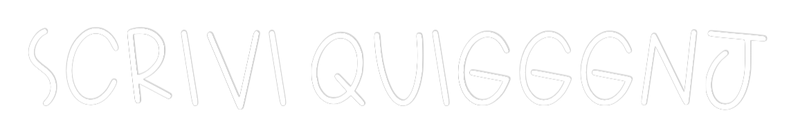 La tua scrittina Scrivi quigggnj
