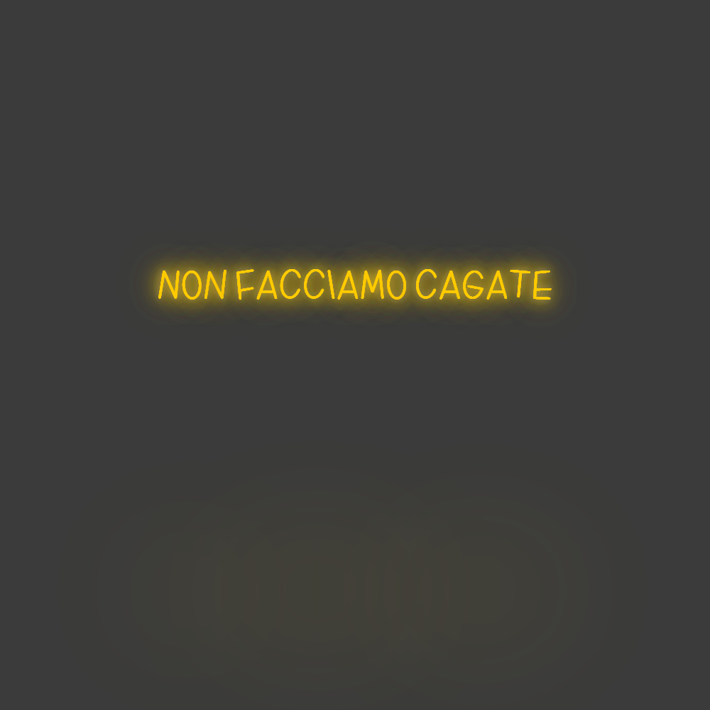 La tua scrittina Non facciamo ...