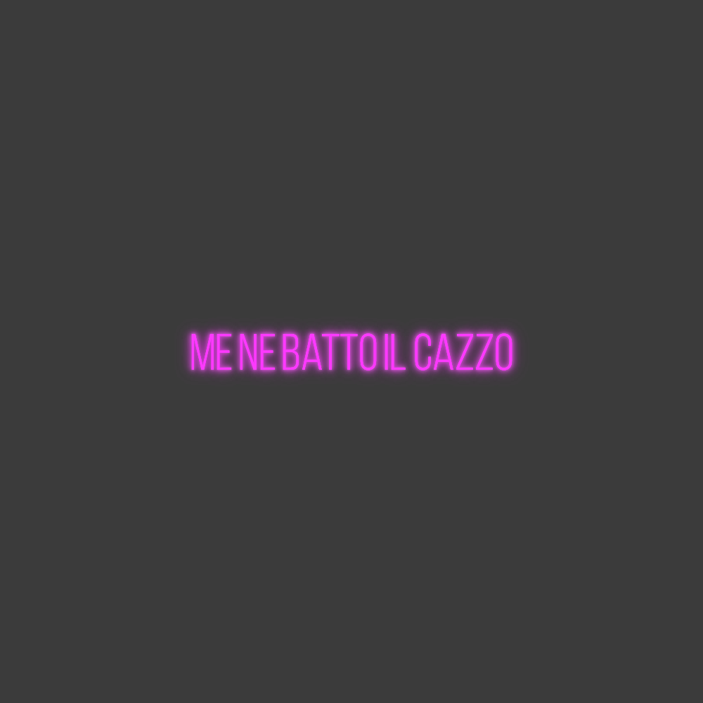 La tua scrittina me ne batto i...