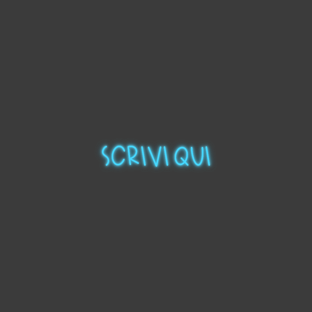 La tua scrittina Scrivi qui