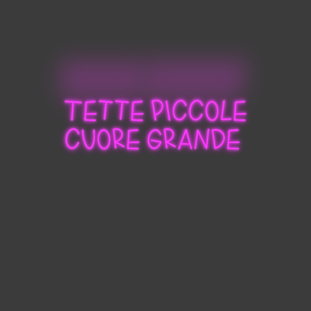 La tua scrittina Tette piccole...