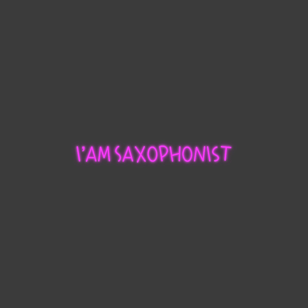 La tua scrittina i’am Saxophon...