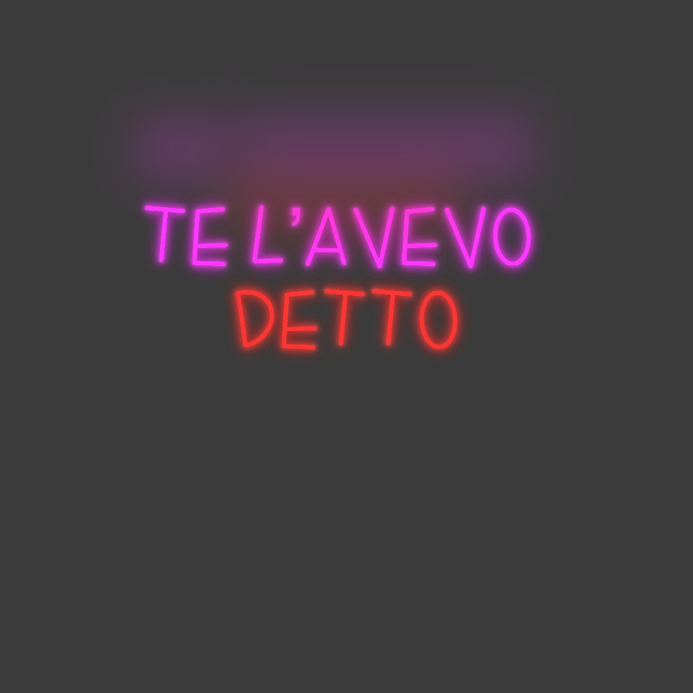 La tua scrittina te l’avevo
...