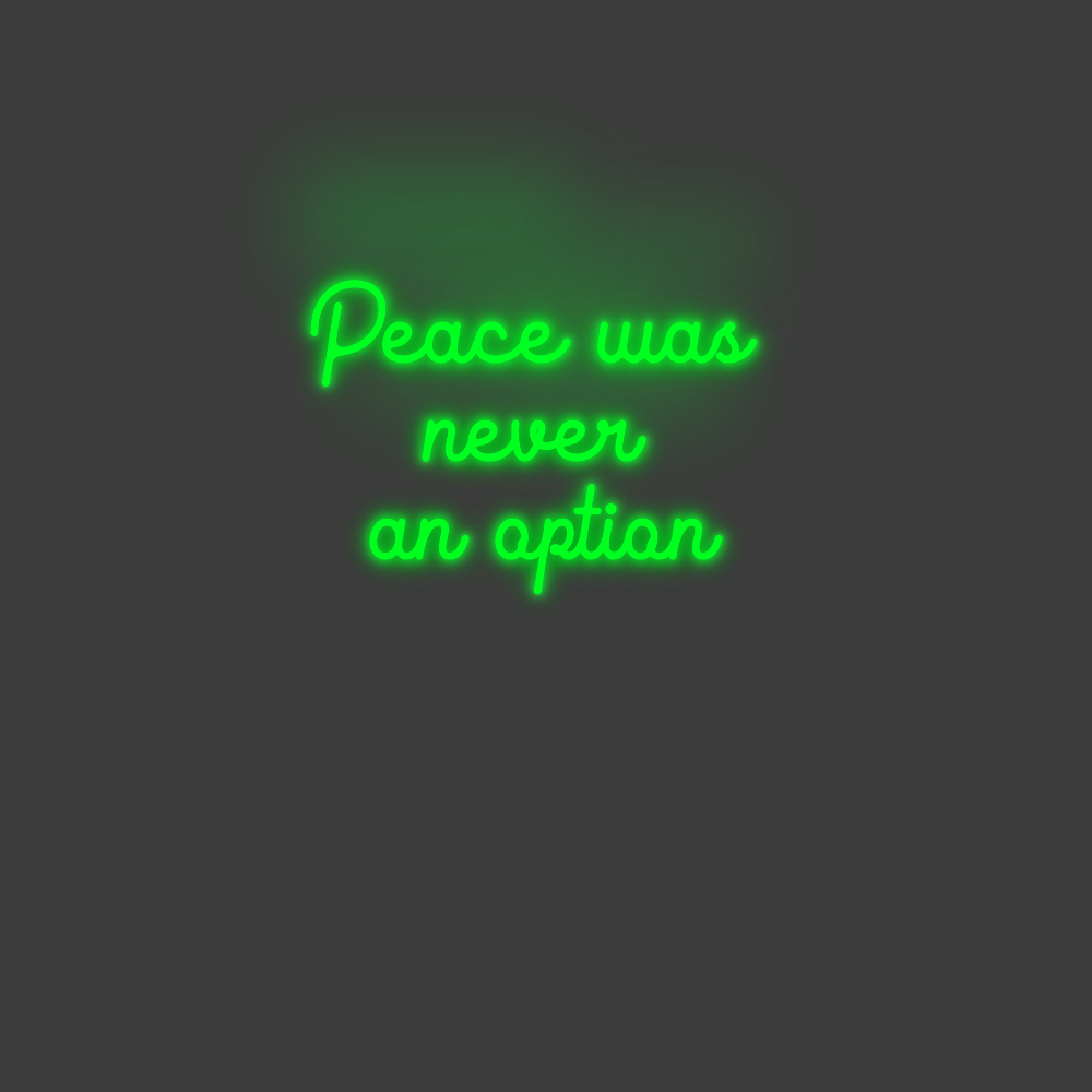 La tua scrittina Peace was
n...