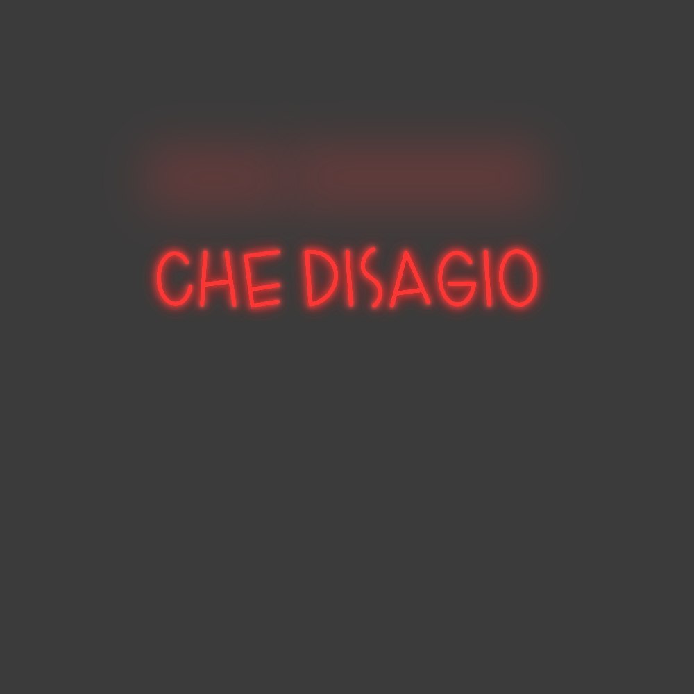 La tua scrittina CHE DISAGIO