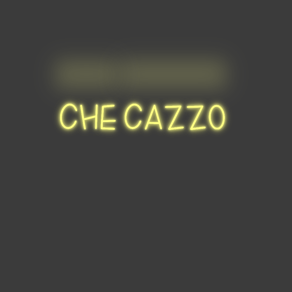 La tua scrittina che cazzo