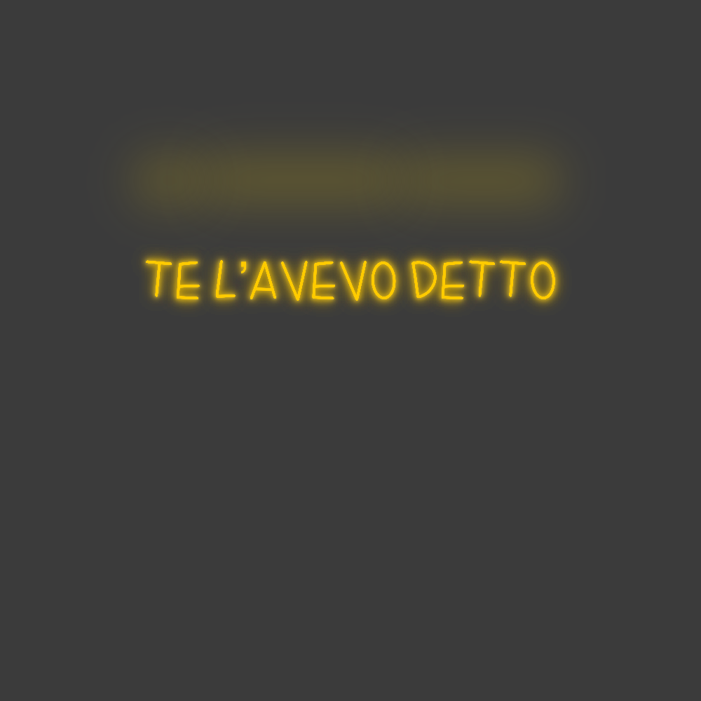 La tua scrittina te l’avevo de...