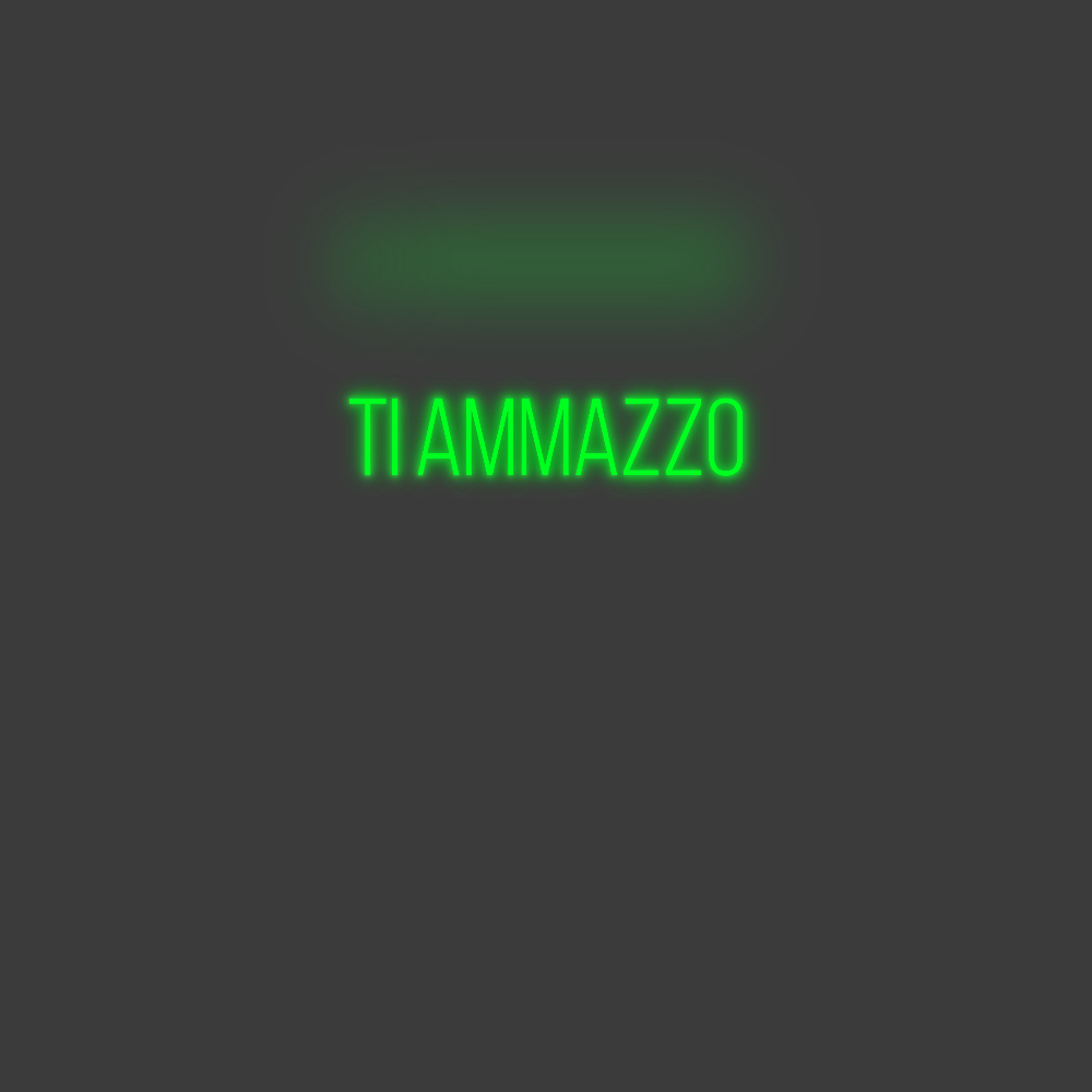 La tua scrittina Ti ammazzo