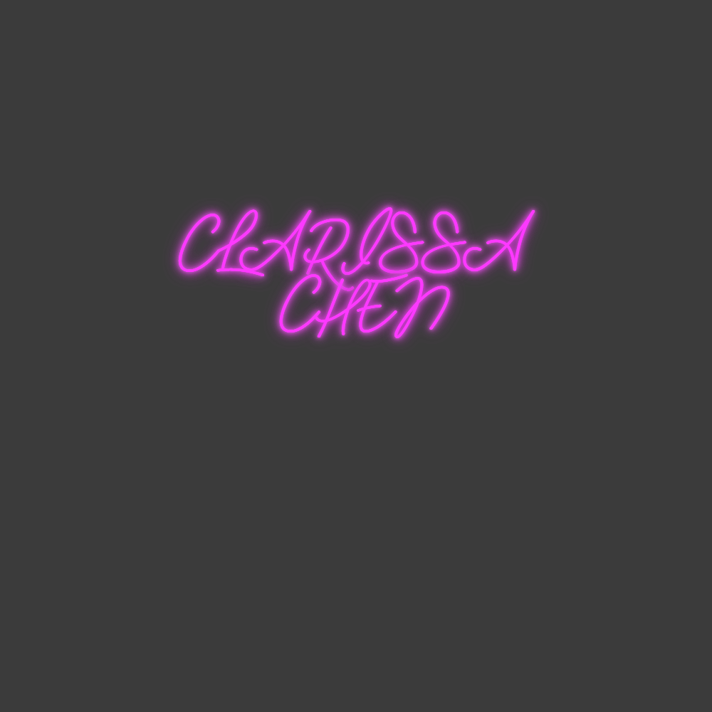 La tua scrittina CLARISSA
CHEN