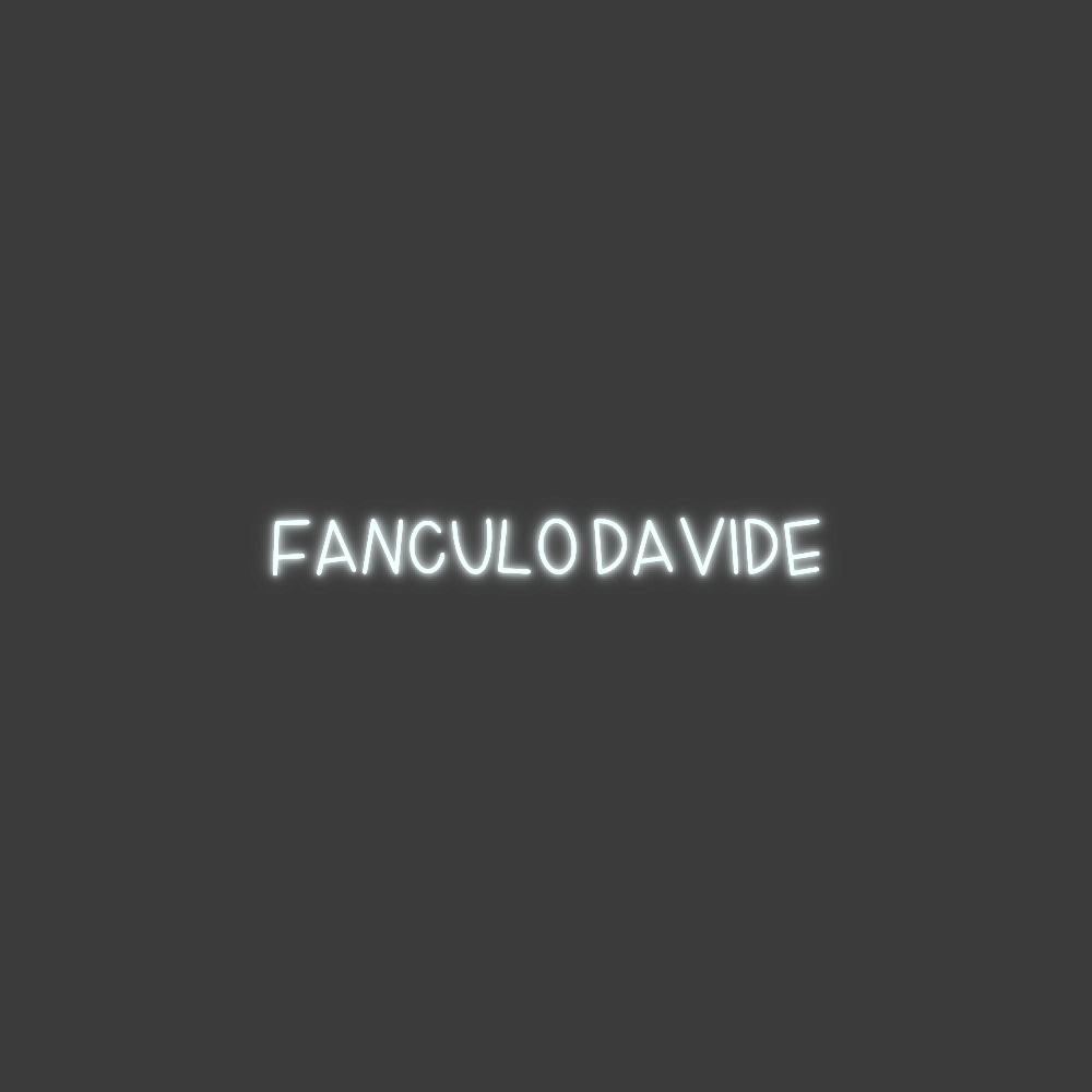 La tua scrittina FANCULO DAVID...