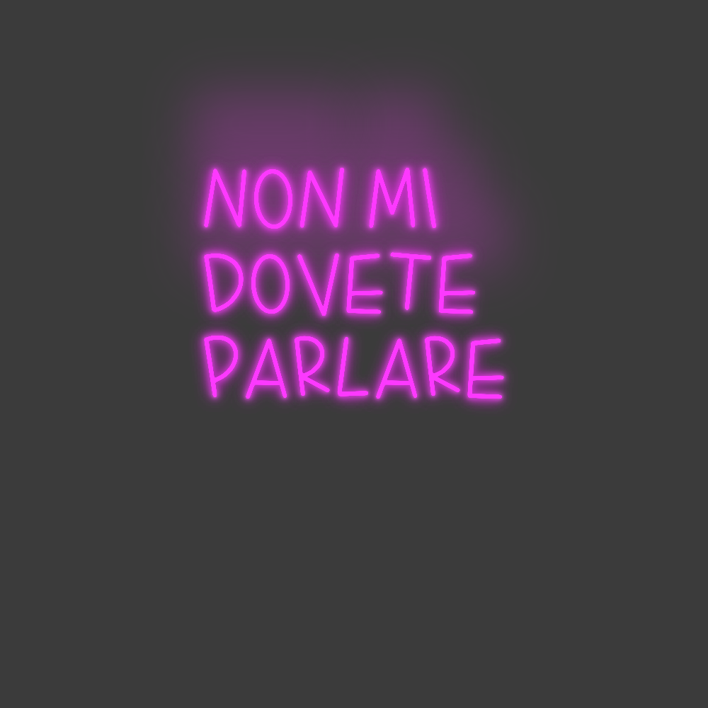 La tua scrittina Non mi
dove...