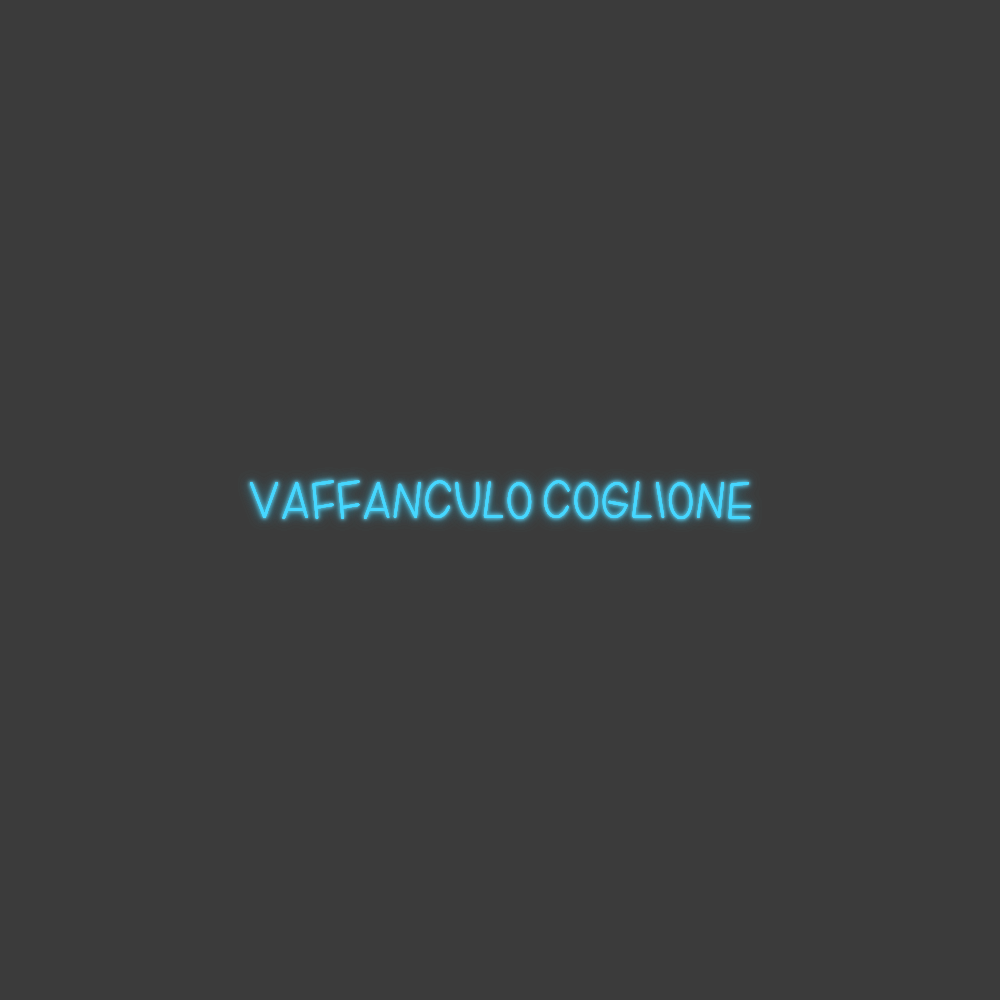La tua scrittina Vaffanculo co...