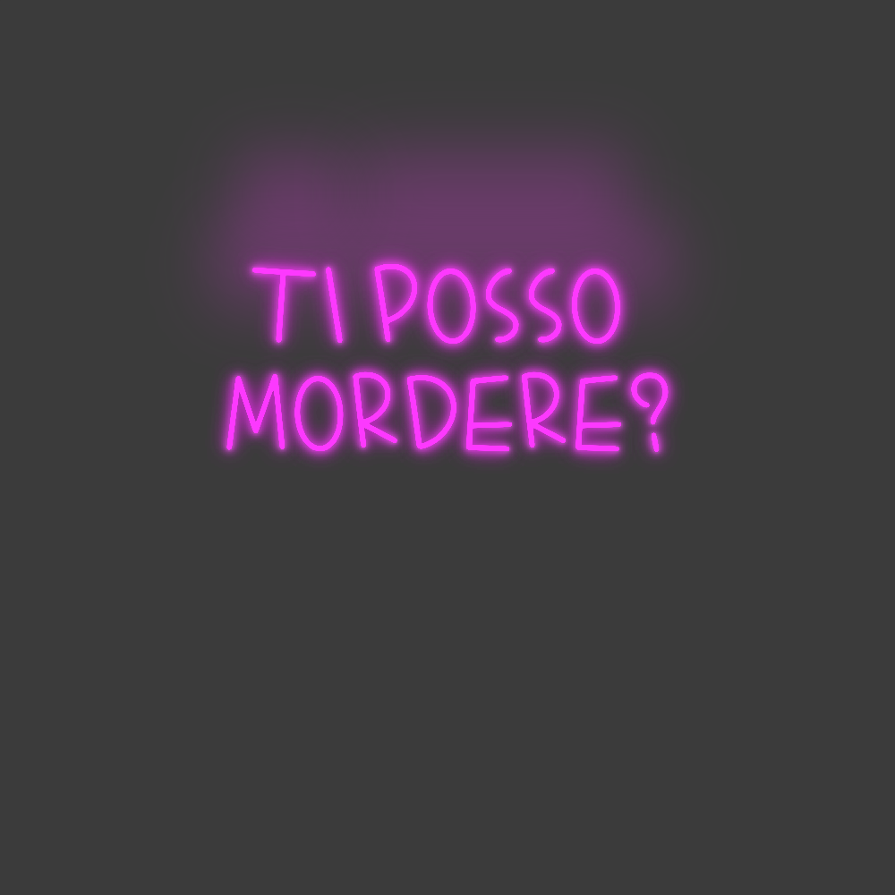 La tua scrittina Ti posso
mo...
