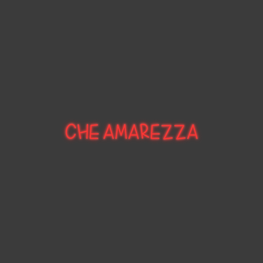 La tua scrittina che amarezza