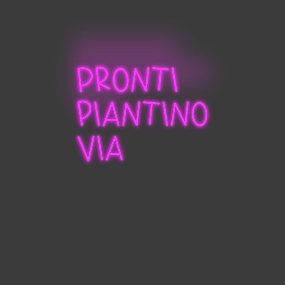 La tua scrittina Pronti
piant...