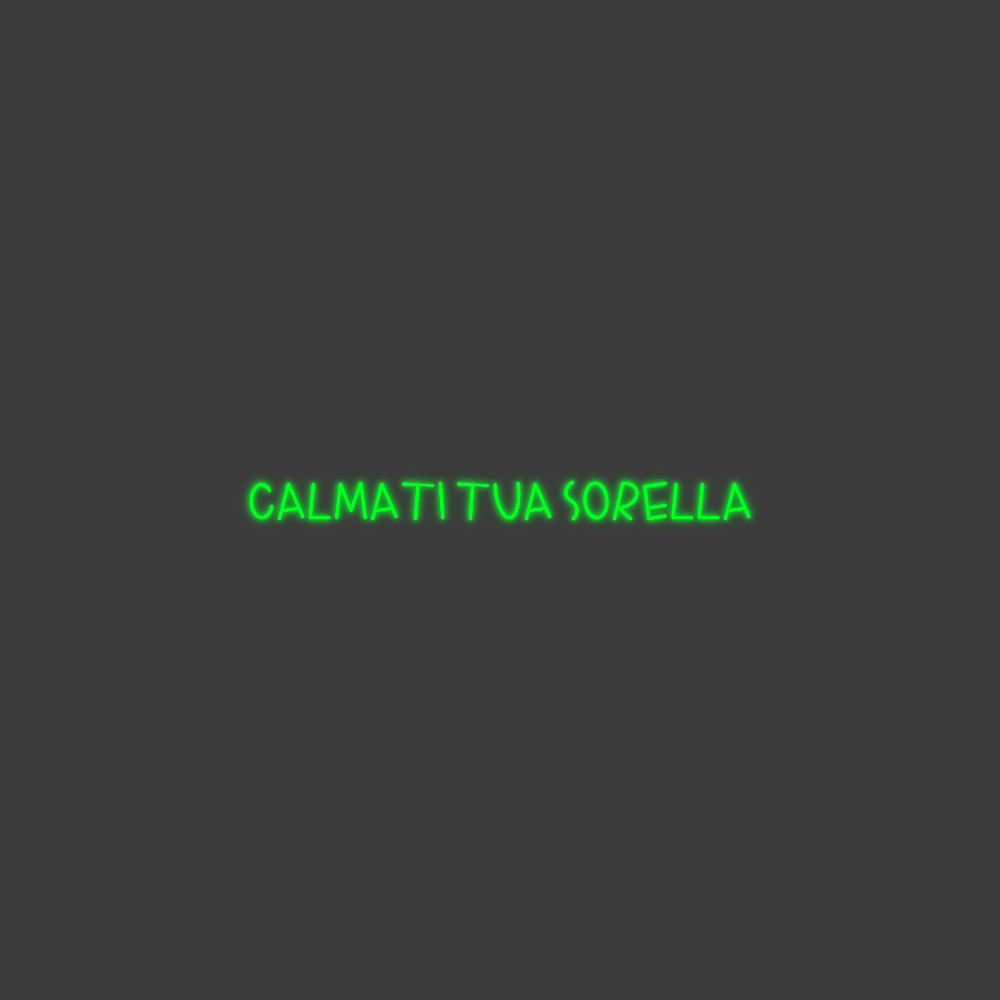 La tua scrittina CALMATI TUA S...