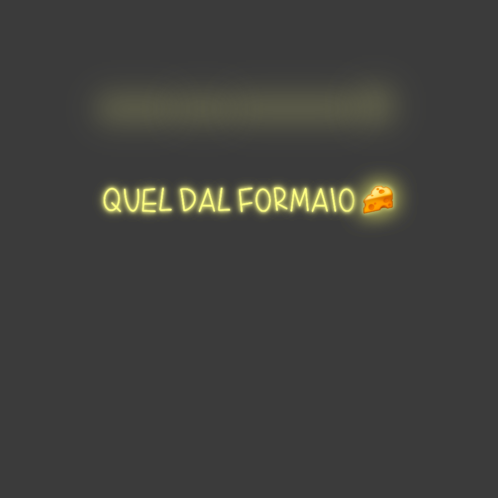 La tua scrittina Quel dal form...