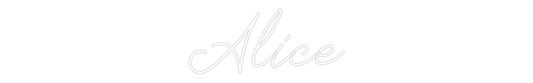 La tua scrittina Alice