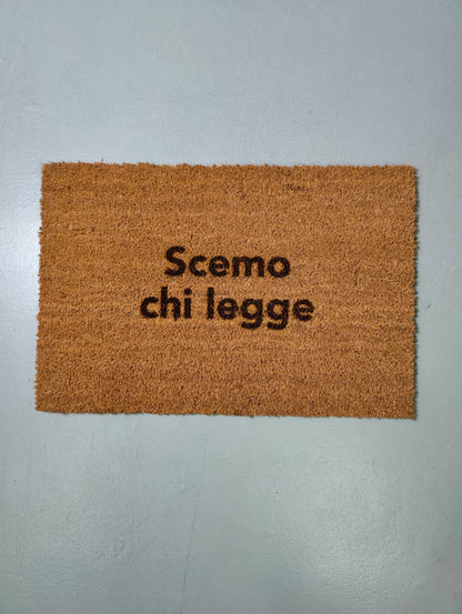 Zerbino "Scemo chi legge" (bruciacchiato)
