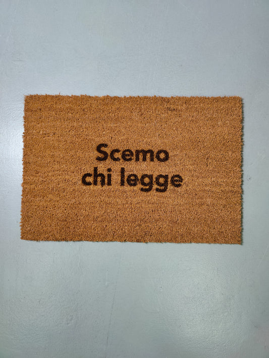 Zerbino "Scemo chi legge" (bruciacchiato)