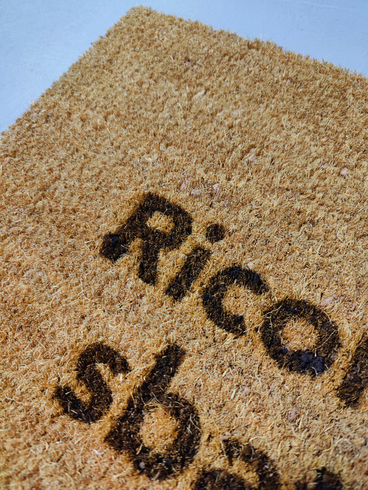 Zerbino "Ricordati di sbattermi" (bruciacchiato)