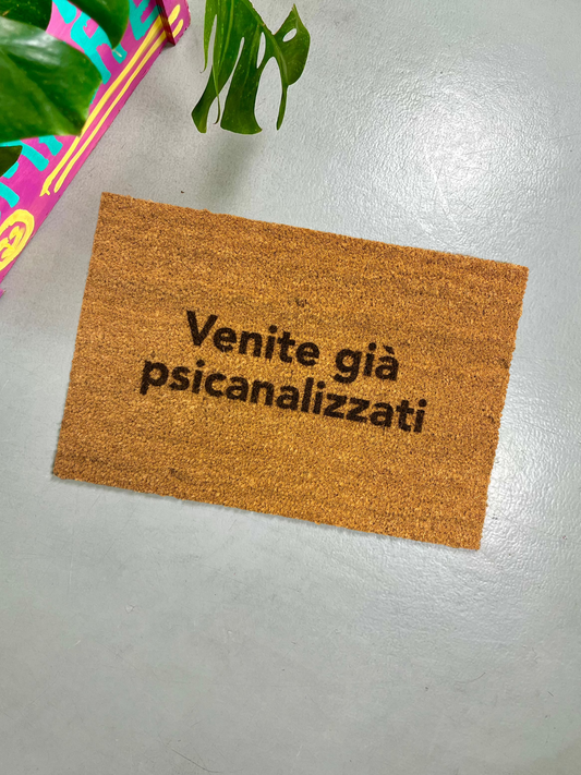 Zerbino "Venite già psicanalizzati"
