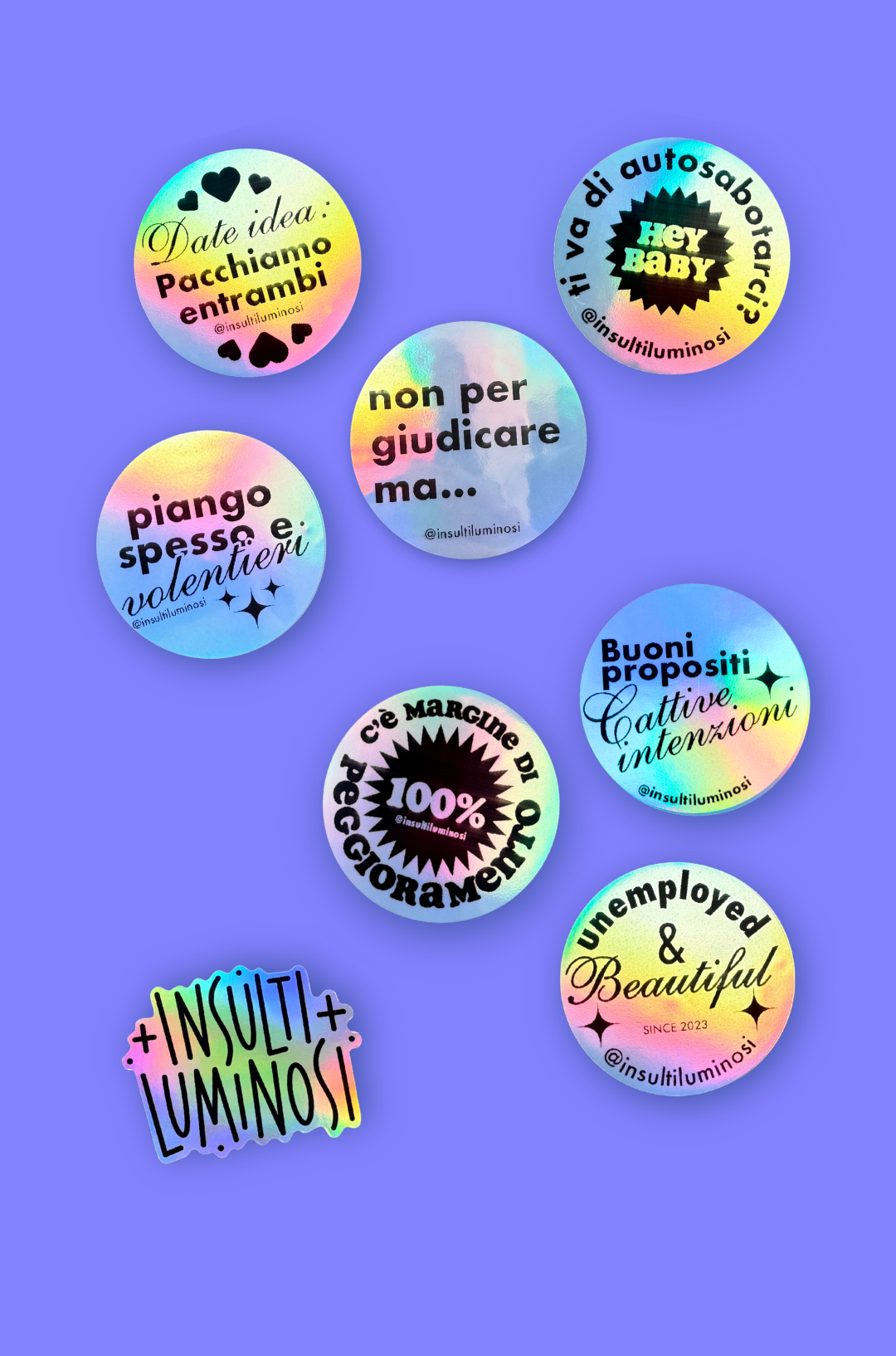 April Fatica KIT BRILLANTE - CHE FATICA – Insulti Luminosi