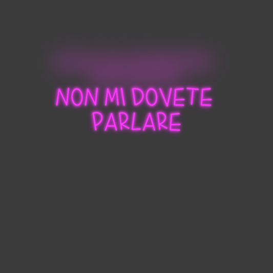 La tua scrittina non mi dovete...
