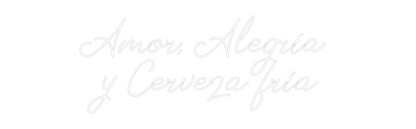 La tua scrittina Amor, Alegría...