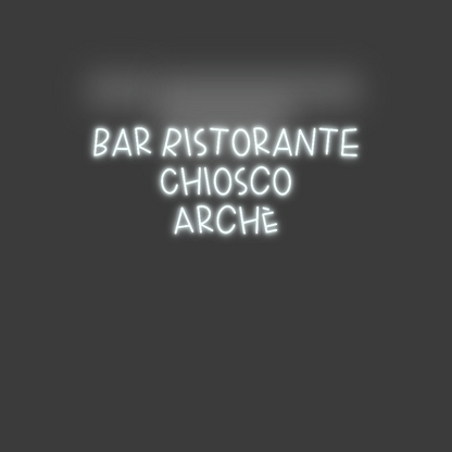 La tua scrittina Bar Ristorant...
