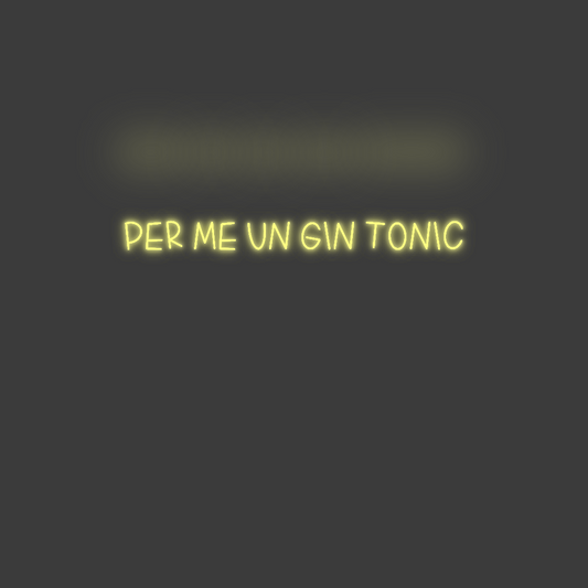 La tua scrittina Per me un gin...
