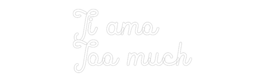 La tua scrittina Ti amo
Too m...
